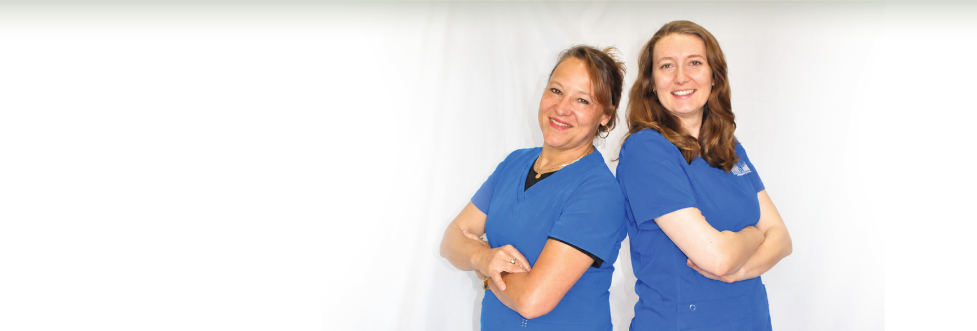 staff nurses standing and smiling
